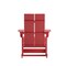 Flash Furniture Red Modern Poly Resin Adirondack Rockers, 2PK JJ-C14709-RED-2-GG - alternate 8